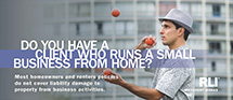 home business insurance juggler agent buckslip